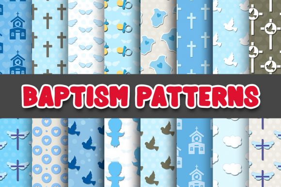 Baptism Boy Digital Paper Patterns: Making Smart Choices for Memorable Keepsakes