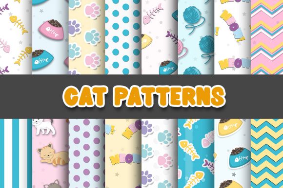 Cat Digital Paper Patterns: Versatile Designs for Every Project