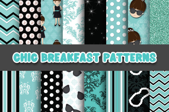 Chic Breakfast Digital Patterns: The Stylish Fuel for Creative Projects