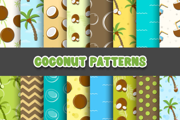 Coconut Digital Papers Cute Patterns: A Creative Professional's Toolkit