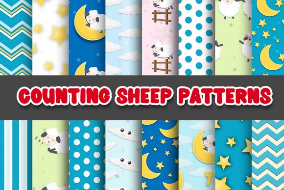 Counting Sheep Digital Paper Patterns: Quiet Charm for Real Creative Projects