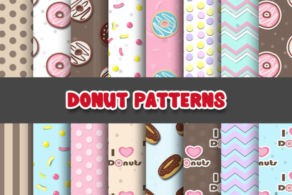 Donut Digital Patterns: A Delightful Design Resource
