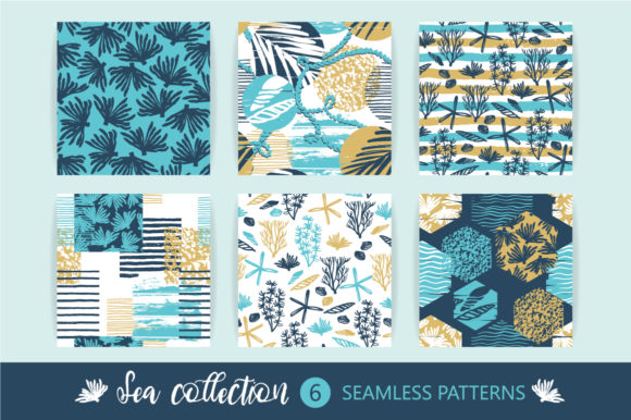 Evaluating the 6 Sea Seamless Patterns Collection for Digital Projects