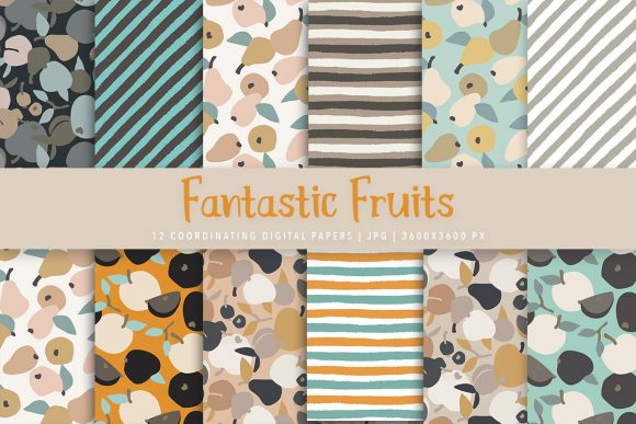How Fantastic Fruits Digital Paper Patterns Bring Vibrant Life to Modern Crafts and Design