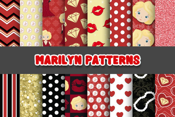 Marilyn Digital Paper Patterns: Creativity Unfolded in a Digital World