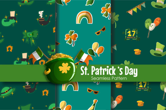 Seamless Patterns for St. Patrick's Day Design