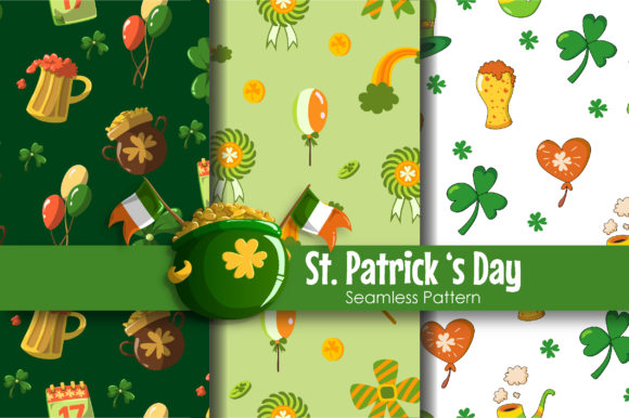 Seamless St. Patrick’s Day Patterns for Creative Projects