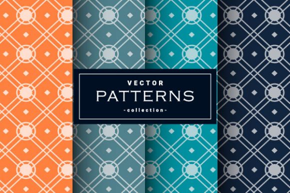 Square Seamless Geometric Patterns Set: A Modern Design Essential
