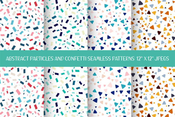 The Art and Utility of Abstract Particles and Confetti Patterns in Modern Design
