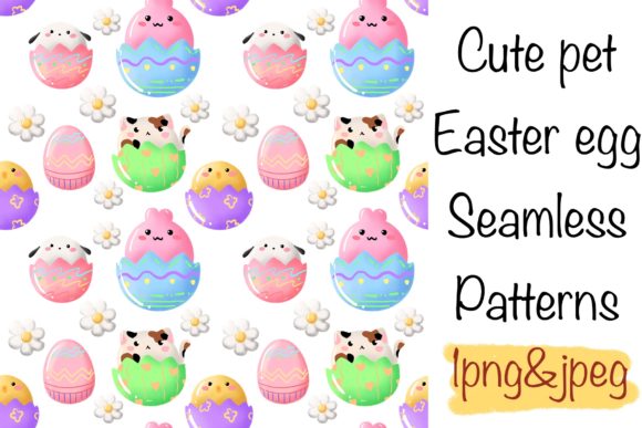 The Art and Utility of Cute Pet in Easter Egg Seamless Patterns