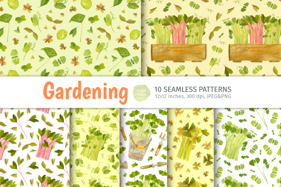 The Creative Power of Garden Seamless Patterns and Spring Clipart in Modern Design