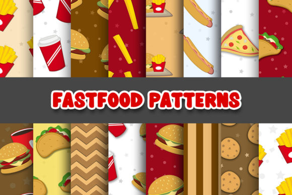 The Fast Food Digital Papers Pattern: A Signal of Modern Creative Consumption