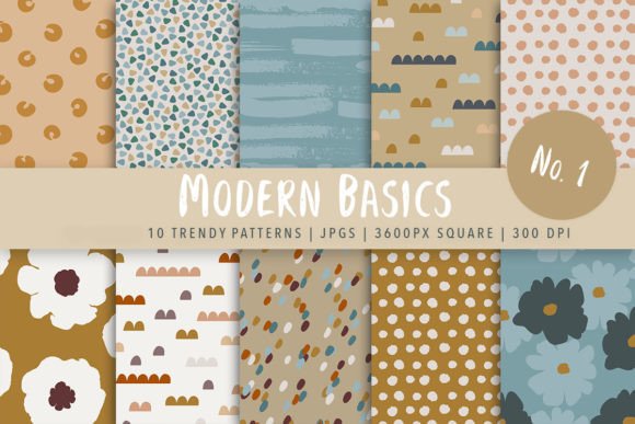 The Modern Basics Seamless Patterns No. 1 Collection: A Designer's Practical Guide