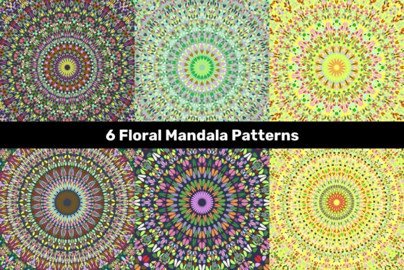 The Strategic Value of Using 6 Floral Mandala Patterns in Visual Projects