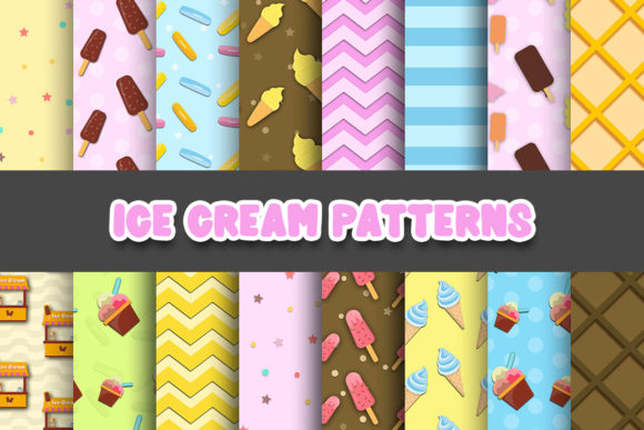 The Sweet Spot of Design: Why Ice Cream Digital Paper Patterns Are a Versatile Creative Tool