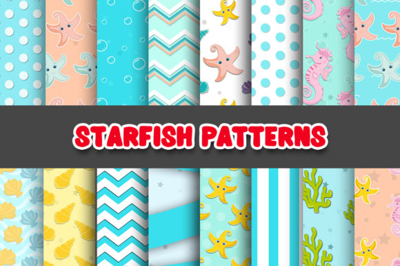 Unlocking Creativity with Starfish Digital Papers Digital Patterns